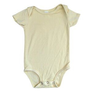 Little & Lively Yellow Short Sleeve Onesie 1-2T